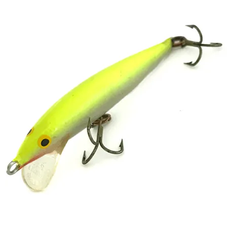 Rapala Original Floater F7 Minnow, Glow Chartreuse, 4g, Balsa, #7247