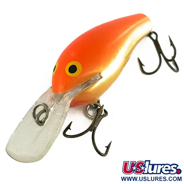 Rapala Fat Rap Poisson nageur, Orange, 8,8g, Plongeant, #7251