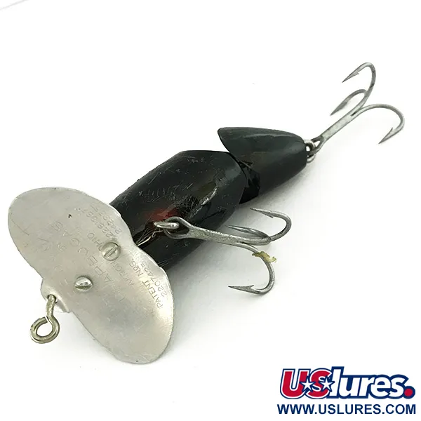 Fred Arbogast Jitterbug Jointed Leurre Surface, Noir, 10g, Articulé, #7270