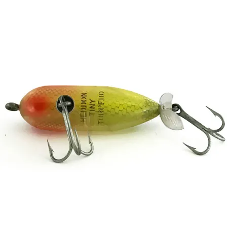 Heddon Tiny Torpedo Leurre de surface, Pike / Red, 7g, Hélice, #7271
