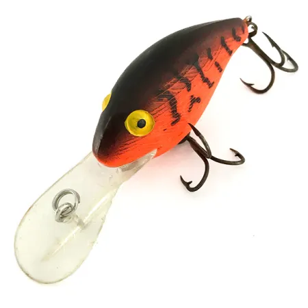 Rebel Deep Wee R Crankbait, Tiger (Red), 10.5g, Plongeant, #7273