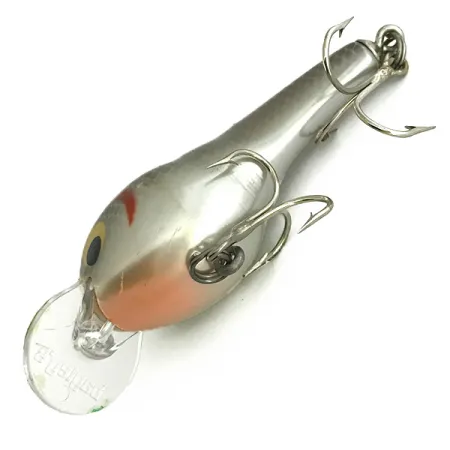 Bagley ET2 Crankbait, Argent, 9,5g, Bois de Balsa, #7278