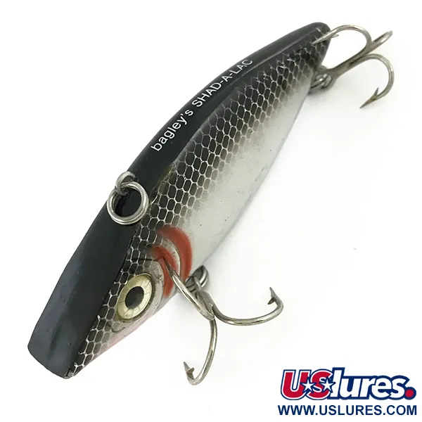Bagley Shad-A-LAC Leurre Vibrant, Argent #FBS, 14g, Coulant, #7288