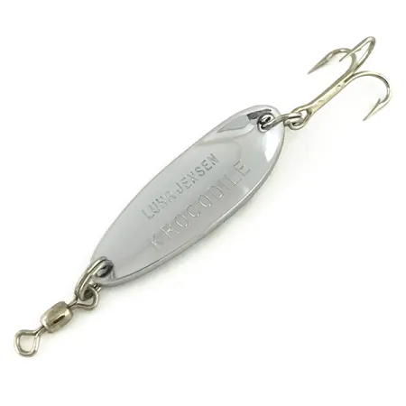 Luhr Jensen Krocodile Cuiller, Nickel / Rouge, 7g, Lancer, #7312