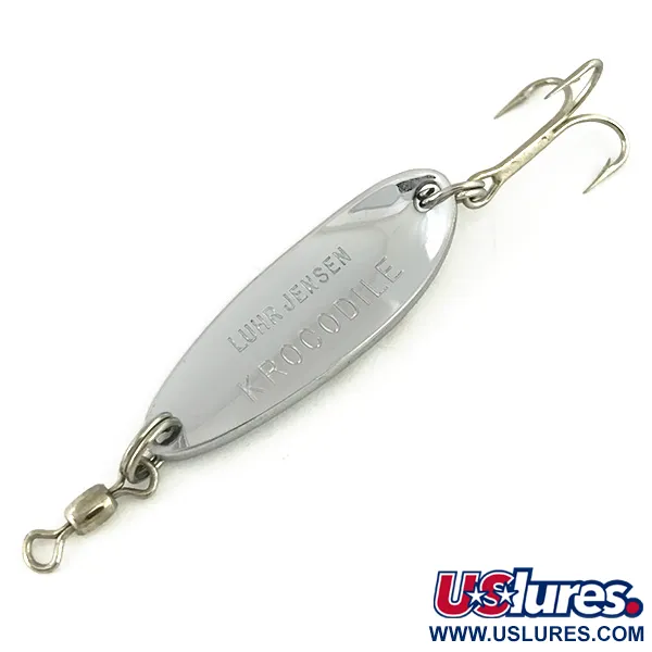 Luhr Jensen Krocodile Cuiller, Nickel / Rouge, 7g, Lancer, #7312