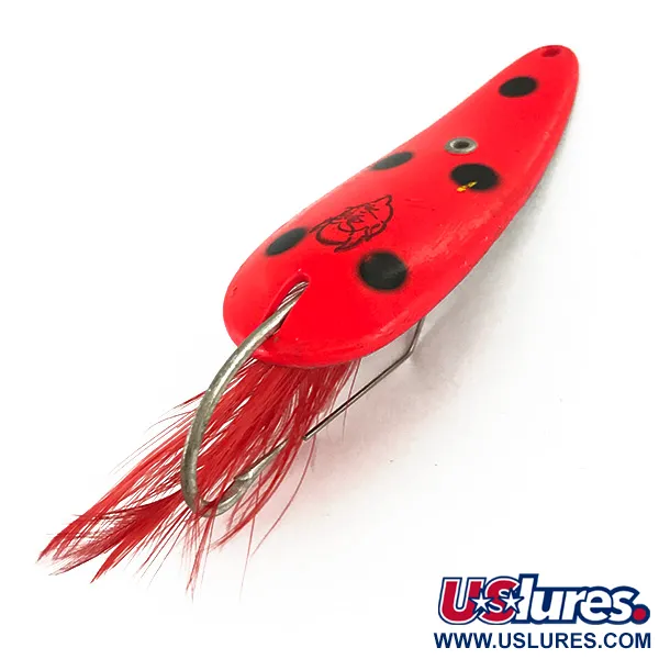 Eppinger Weedless Dardevle Imp Cuillère, Rouge/Noir/Nickel, 11g, #7318
