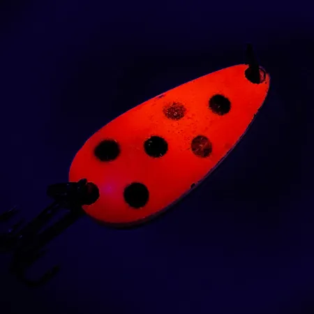 Luhr Jensen UV Cuillère, Rouge / Noir / Or, 7g, Finition UV, #7321