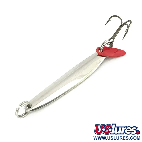 Bay de Noc Swedish pimple Jig vertical, Nickel / Jaune, 5,5g, #7324