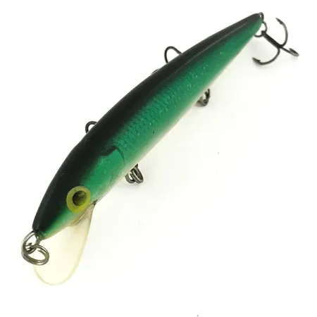 Rapala Husky Jerk 12 Leurre, Vert forêt/Or, 13g, Bruiteur, #7352