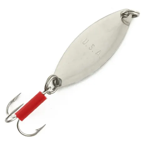 Mepps Spoon 1 Cuillère, Rouge/Nickel, 7g, Motif Holographique, #7376