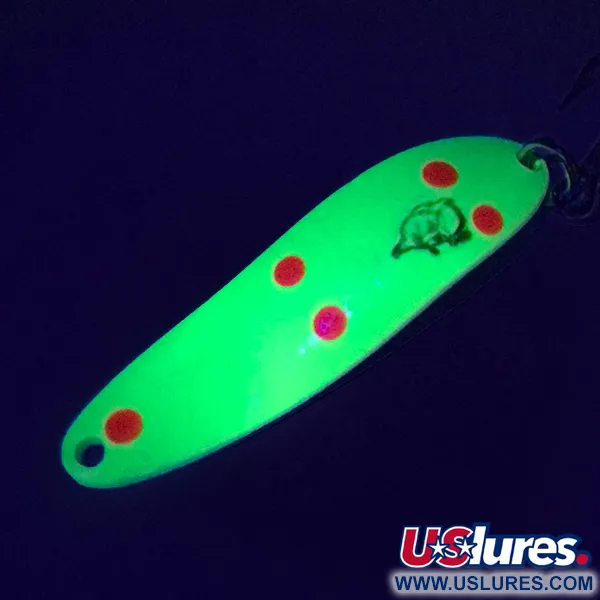 Dardevle Cop-E-Cat 7300 UV Cuillère, Jaune-UV, 10g, Réactif UV, #7396