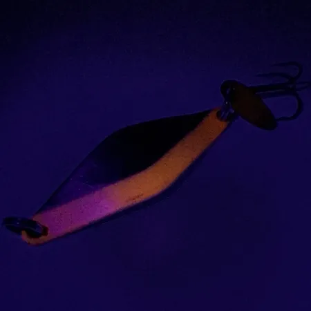 Bay de Noc Do-Jigger Cuillère, Nickel / Rouge, 10g, Accents UV, #7397