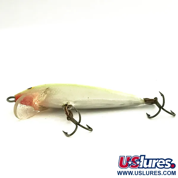Rapala Original Floater F5 Minnow, Chartreuse, 2.3g, Balsa, #7399