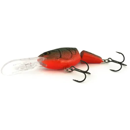 Rapala Jointed Shad Rap JSR07 Poisson-nageur, Vert/Orange, 12g, #7401
