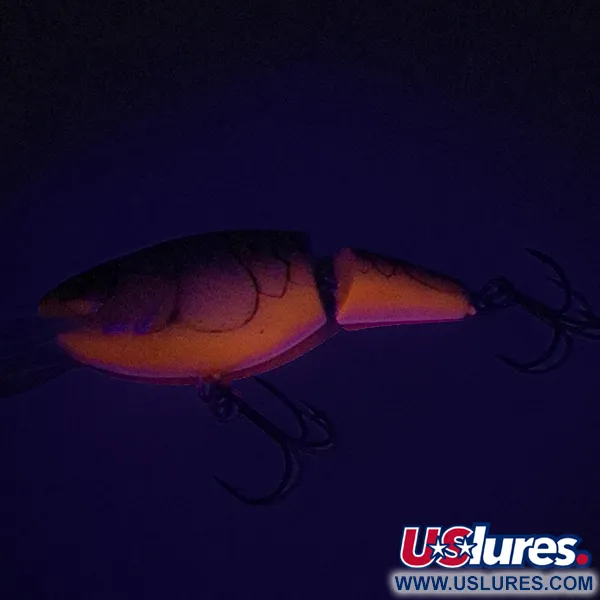 Rapala Jointed Shad Rap JSR07 Poisson-nageur, Vert/Orange, 12g, #7401