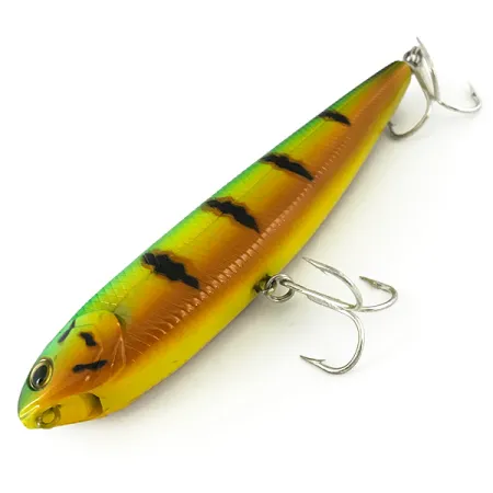 Bass Pro Shops XPS Slim Dog Stickbait, Peacock, 12g, Surface, #7402