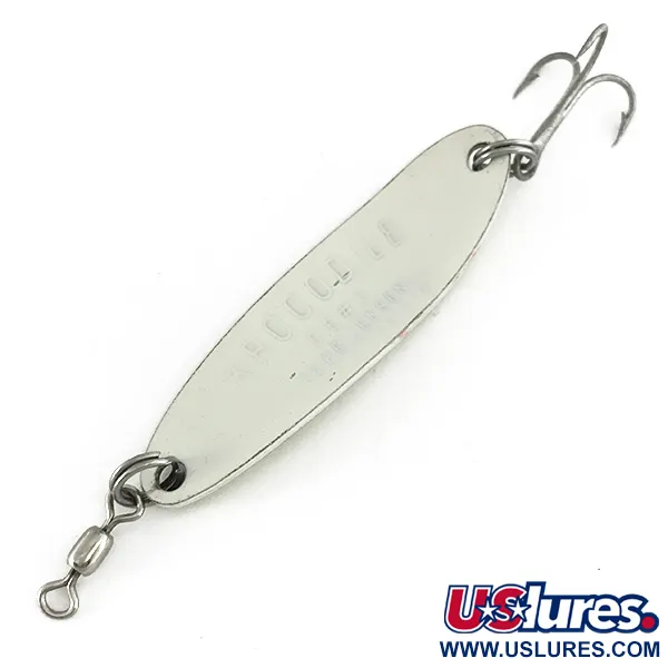 Luhr Jensen Krocodile Die #3 Glow Cuiller, Blanc / Vert, 14g, #7410