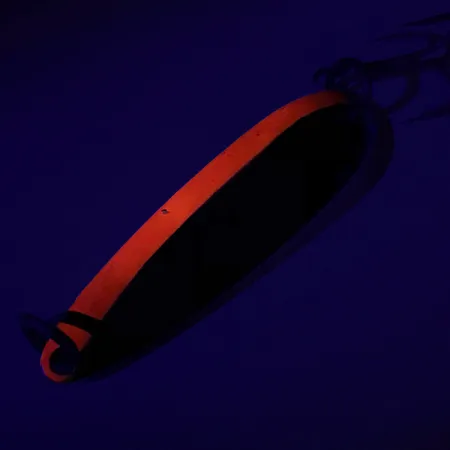 Luhr Jensen Krocodile Die #4 UV Cuillère, Nickel / Rouge, 19g, UV, #7411