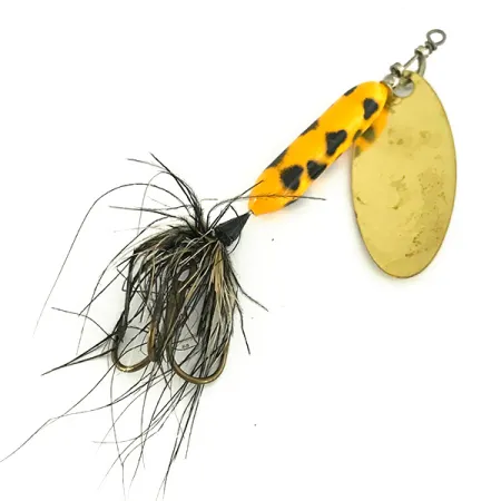 Worden’s Original Rooster Tail 3 Cuiller, Or, 6g, Plumes, #7412