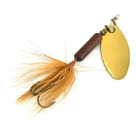 Worden’s Original Rooster Tail Cuiller, Or, 3.6g, Feuille Saule, #7414