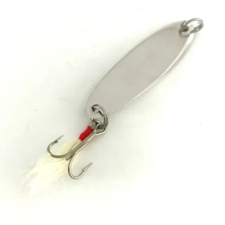 Acme Feathered Kastmaster Cuiller, Chrome, 10.5g, Triple Plume, #7419