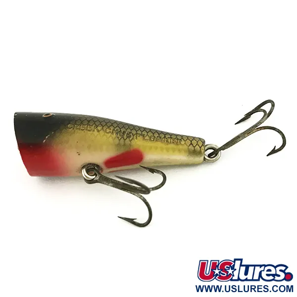 Creek Chub Plunker Popper, Écailles Dorées, 5,5g, Leurre Surface, #7431