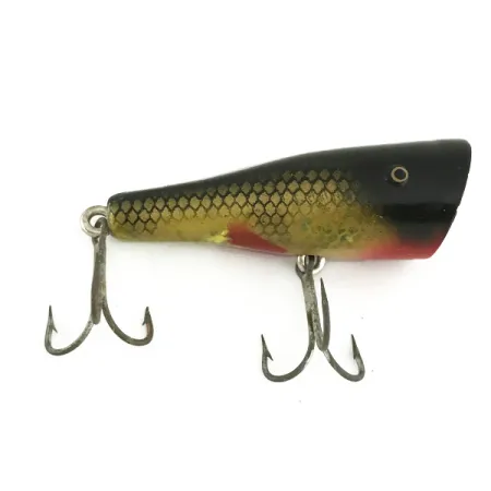 Creek Chub Plunker Popper, Écailles Dorées, 5,5g, Leurre Surface, #7431