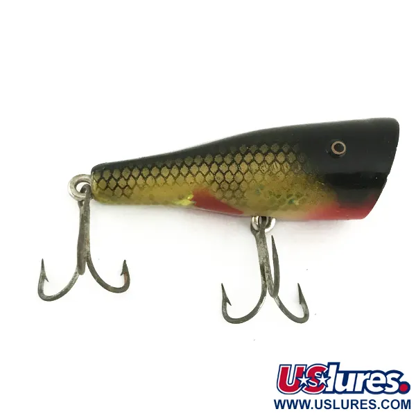 Creek Chub Plunker Popper, Écailles Dorées, 5,5g, Leurre Surface, #7431