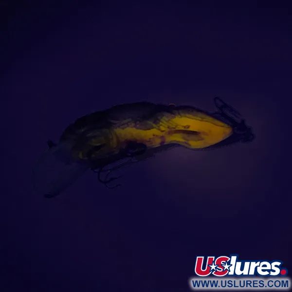 Rebel Wee-Crawfish Crankbait, Écrevisse, 2.5g, Bavette claire, #7435