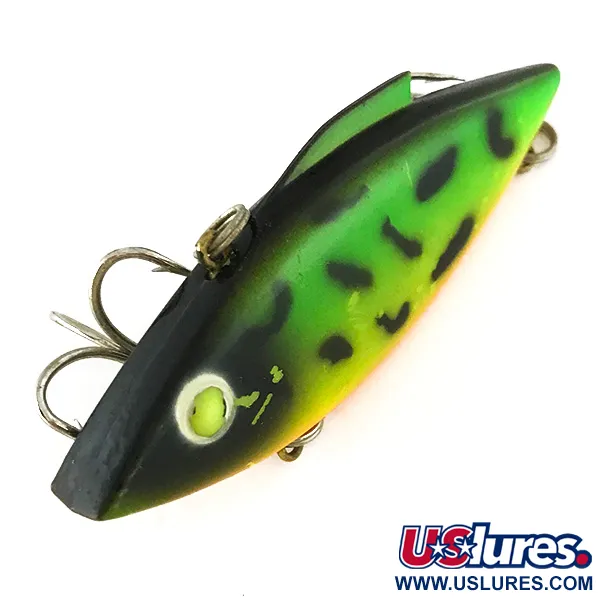 Bill Lewis Rat-L-Trap Lipless Crankbait, Fire Tiger, 14g, Glow, #7437