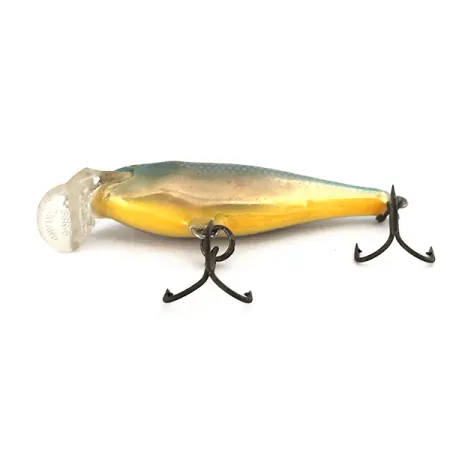Rapala Shallow Shad Rap Poisson Nageur, Bleu/Or, 5g, Balsa, #7439