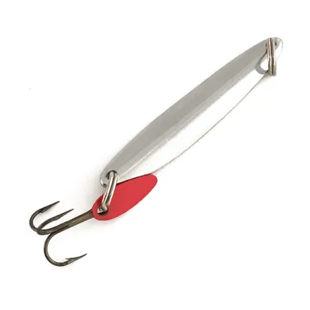 Bay de Noc Swedish pimple Cuillère, Nickel / Bleu, 5,5g, #7442