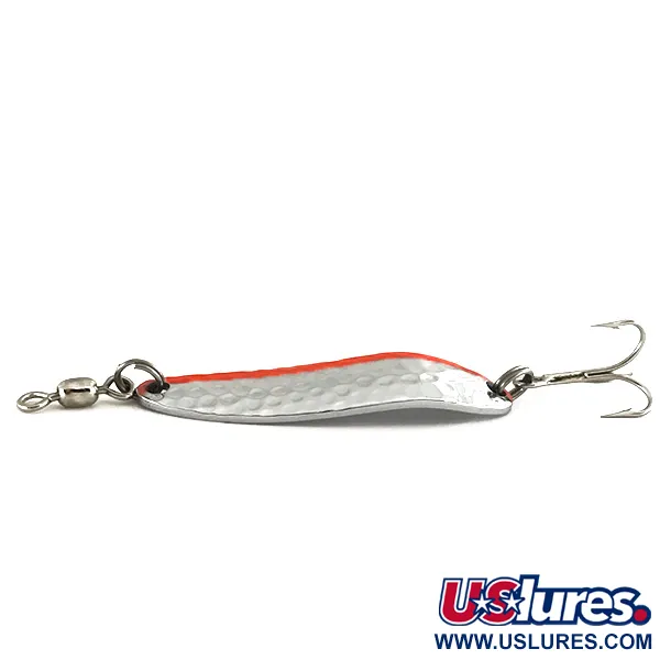 Luhr Jensen Krocodile Die #3 UV Ondulante, Nickel/Orange, 10g, #7448