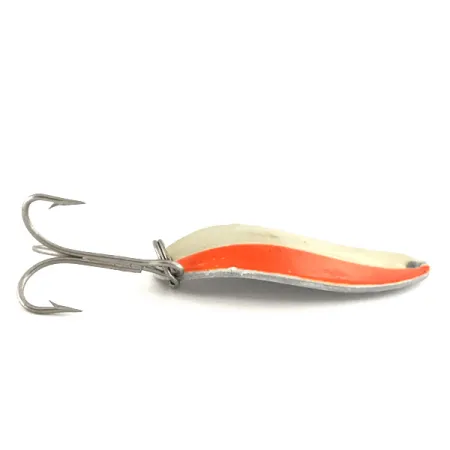 TODDCO Main liner Glow UV Cuillère, Rouge/Blanc/Nickel Glow, 11g, #7451