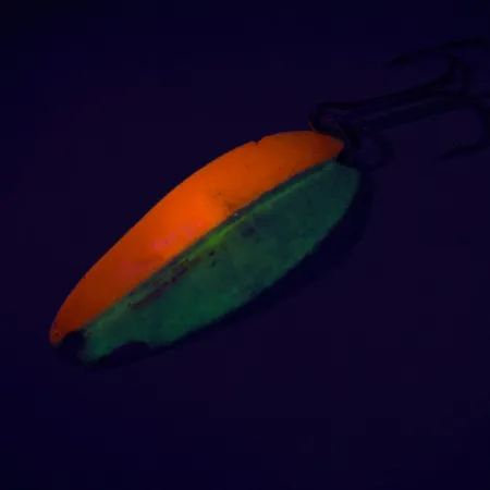 TODDCO Main liner Glow UV Cuillère, Rouge/Blanc/Nickel Glow, 11g, #7451