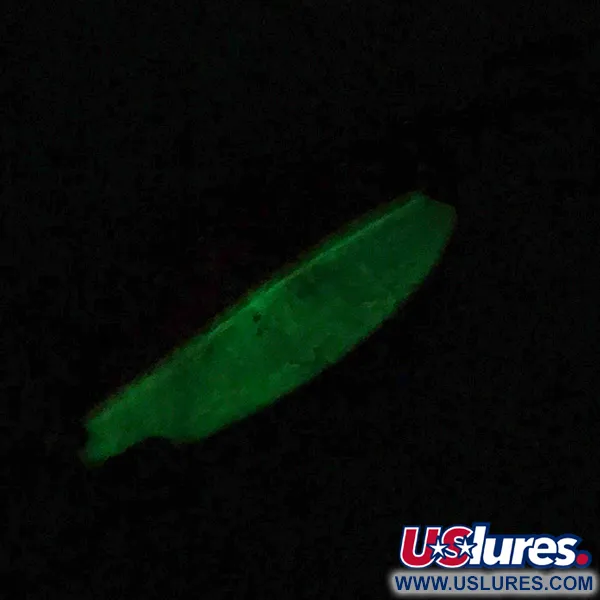 TODDCO Main liner Glow UV Cuillère, Rouge/Blanc/Nickel Glow, 11g, #7451