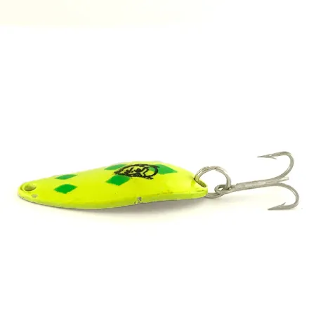 Eppinger Dardevle Devle Dog 5200 UV Cuillère, Jaune/Vert, 7g, UV, #7452