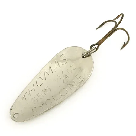 Thomas Cyclone Cuillère, Argent / Rouge / Blanc, 7g, Gaufrée, #7454