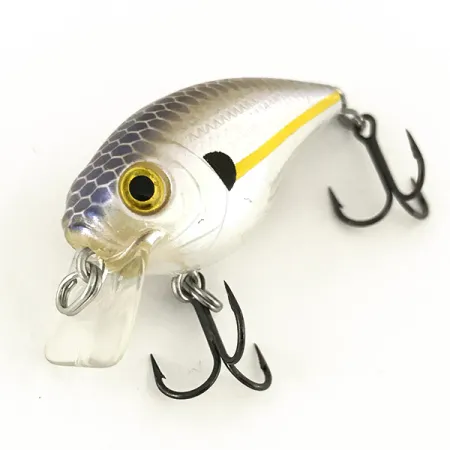 H2O XPRESS Crankbait, Blanc/Jaune, 6g, Bruiteur, #7456
