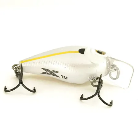 H2O XPRESS Crankbait, Blanc/Jaune, 6g, Bruiteur, #7456