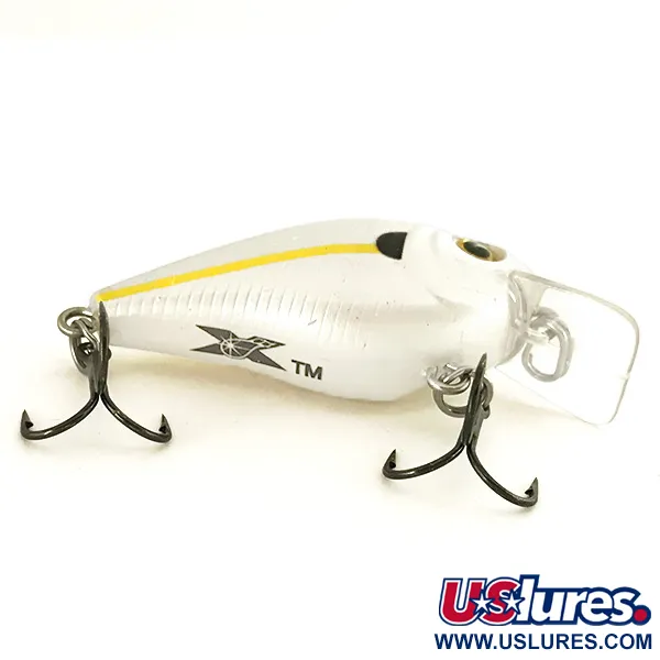 H2O XPRESS Crankbait, Blanc/Jaune, 6g, Bruiteur, #7456
