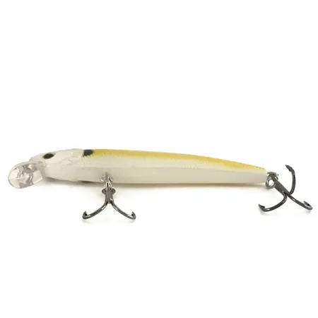 Matzuo Phantom Minnow Suspending Jerkbait, Jaune/Blanc, 5g, Billes, #7457