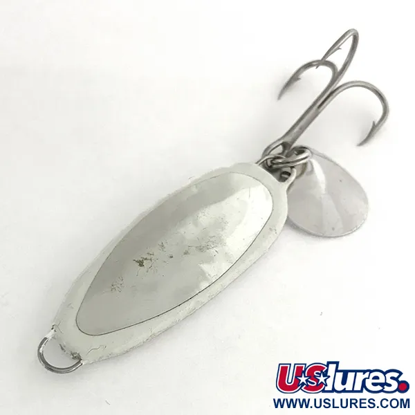 Bomber Slab Spoon Cuillère, Blanc / Miroir, 28g, Palette, #7461