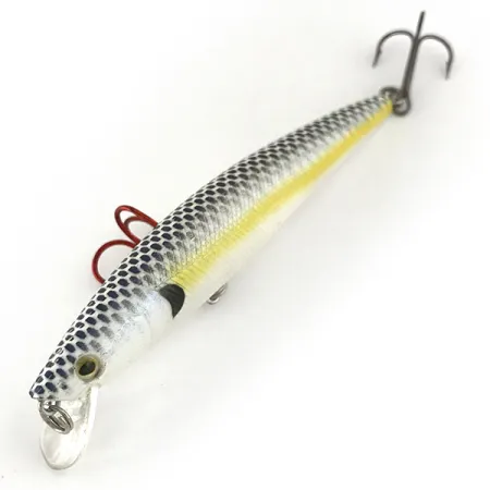 Matzuo Phantom Minnow Poisson-nageur, Argent/Jaune, 9g, Suspending, #7473