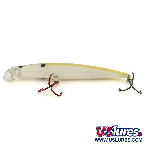Matzuo Phantom Minnow Poisson-nageur, Argent/Jaune, 9g, Suspending, #7473