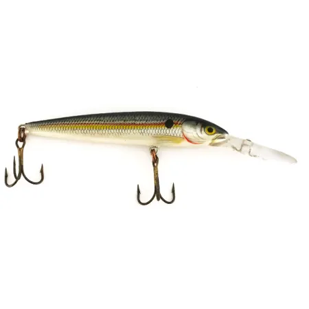 Rapala Down Deep Husky Jerk 10 Plongeur, Argent-Or, 11g, #7476