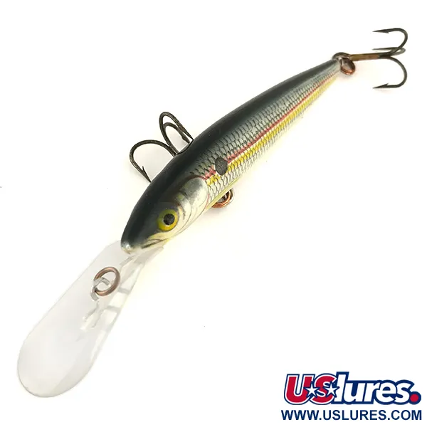 Rapala Down Deep Husky Jerk 10 Plongeur, Argent-Or, 11g, #7476