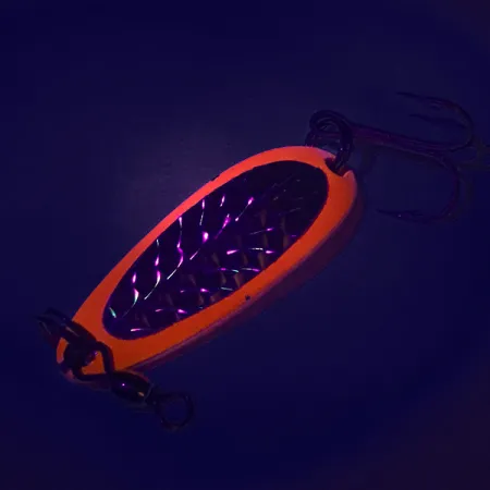 Luhr Jensen Krocodile UV Cuillère, Rouge / Noir, 9g, UV, #7485