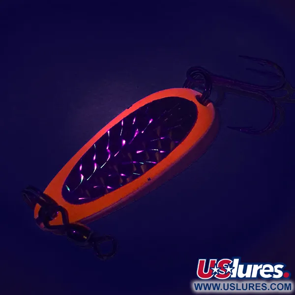 Luhr Jensen Krocodile UV Cuillère, Rouge / Noir, 9g, UV, #7485