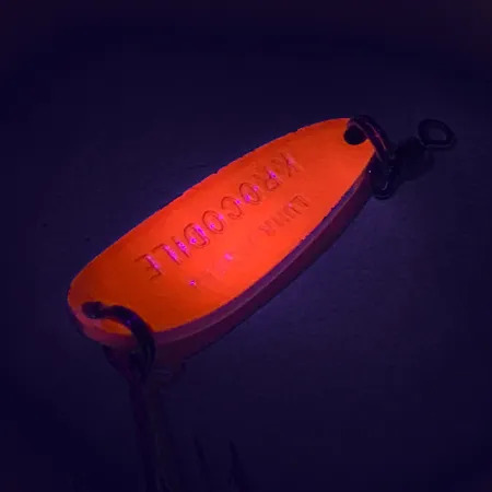 Luhr Jensen Krocodile UV Cuillère, Rouge / Noir, 9g, UV, #7485